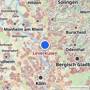 Kartenvorschau Leverkusen