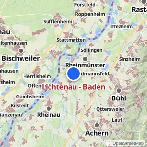 Kartenvorschau Lichtenau - Baden