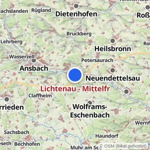Kartenvorschau Lichtenau - Mittelfr