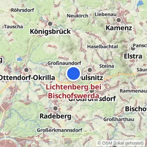 Kartenvorschau Lichtenberg bei Bischofswerda