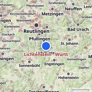 Kartenvorschau Lichtenstein - Württ