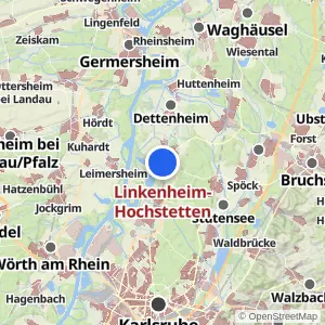 Kartenvorschau Linkenheim-Hochstetten
