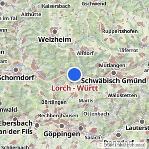 Kartenvorschau Lorch - Württ