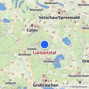 Kartenvorschau Luckaitztal