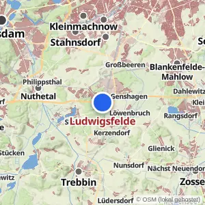 Kartenvorschau Ludwigsfelde