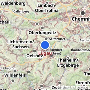 Kartenvorschau Lugau