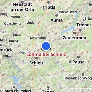 Kartenvorschau Löhma bei Schleiz