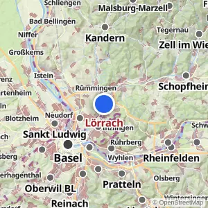Kartenvorschau Lörrach