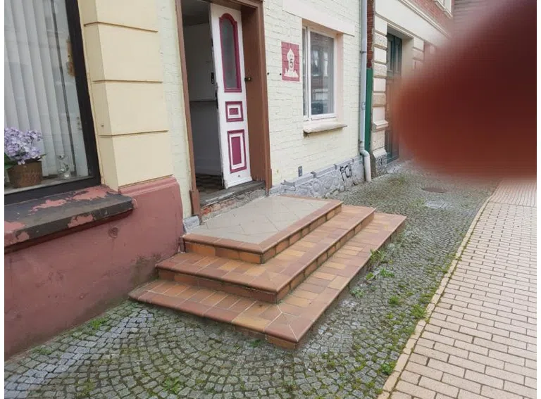 Treppe-Eingang