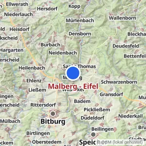 Kartenvorschau Malberg - Eifel