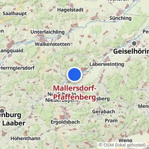 Kartenvorschau Mallersdorf-Pfaffenberg