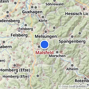 Kartenvorschau Malsfeld