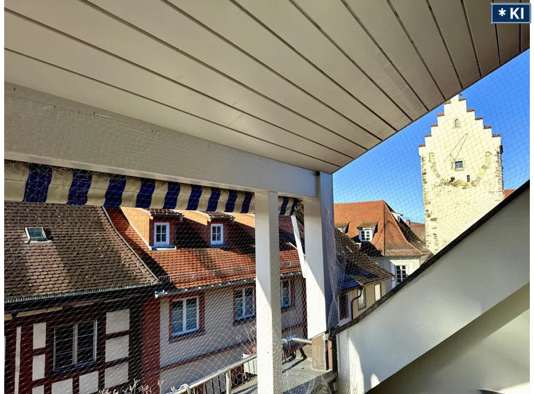1. Dachgeschoss | Loggia Stadtblick
