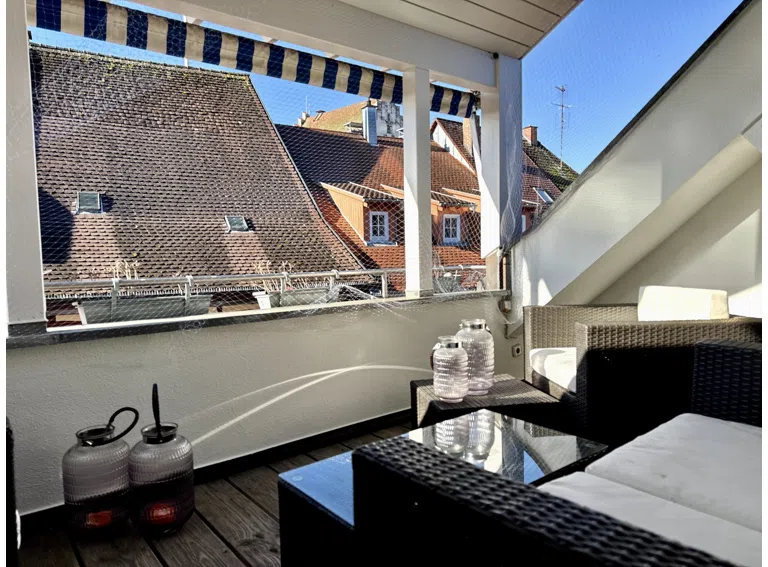 1. Dachgeschoss | Loggia Stadtblick