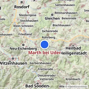 Kartenvorschau Marth bei Uder