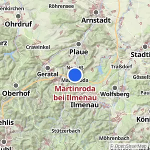 Kartenvorschau Martinroda bei Ilmenau