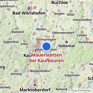 Kartenvorschau Mauerstetten bei Kaufbeuren
