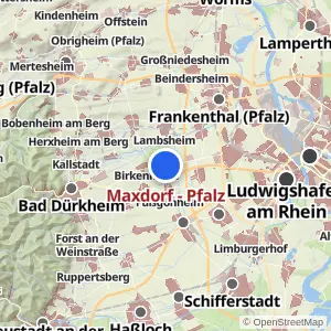 Kartenvorschau Maxdorf - Pfalz