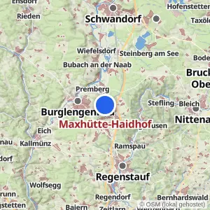 Kartenvorschau Maxhütte-Haidhof