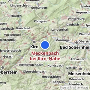 Kartenvorschau Meckenbach bei Kirn, Nahe