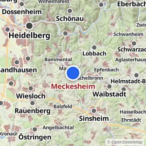 Kartenvorschau Meckesheim