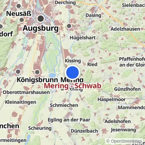 Kartenvorschau Mering - Schwab