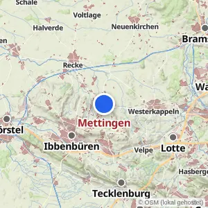 Kartenvorschau Mettingen