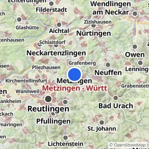 Kartenvorschau Metzingen - Württ
