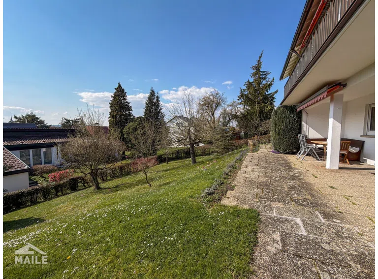 Terrasse ELW und Garten