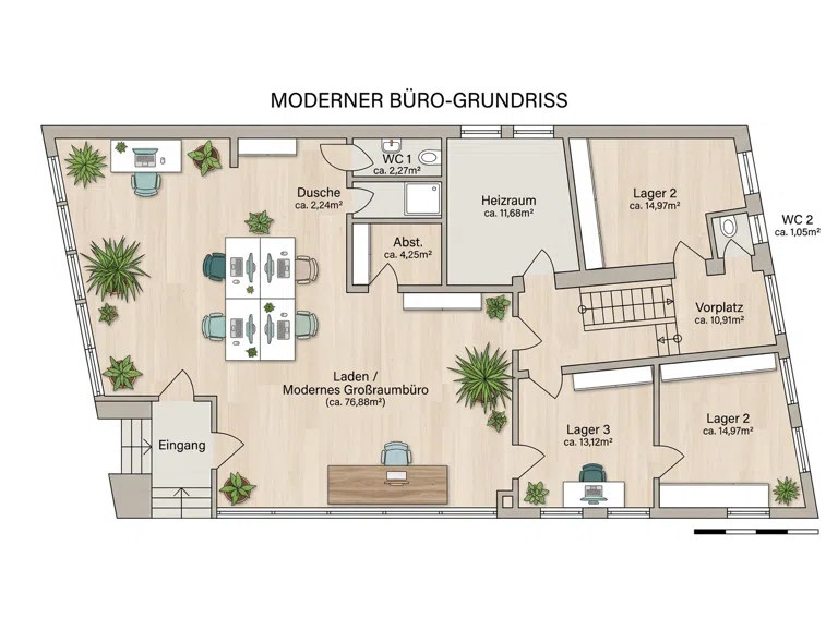 Laden EG -Büro