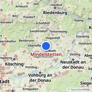 Kartenvorschau Mindelstetten