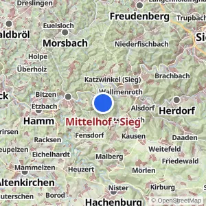 Kartenvorschau Mittelhof - Sieg