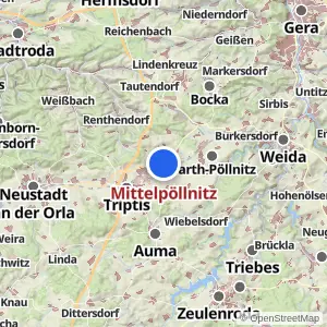 Kartenvorschau Mittelpöllnitz