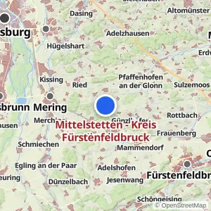 Kartenvorschau Mittelstetten - Kreis Fürstenfeldbruck