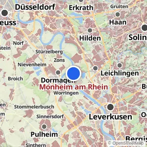 Kartenvorschau Monheim am Rhein