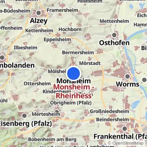 Kartenvorschau Monsheim - Rheinhess