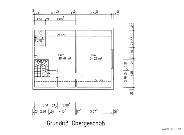 Grundriss Obergeschoss