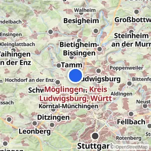 Kartenvorschau Möglingen - Kreis Ludwigsburg, Württ