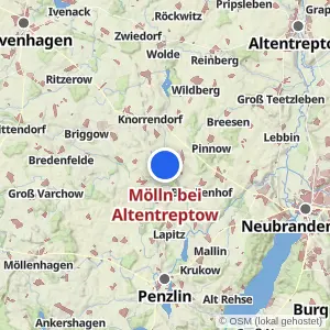 Kartenvorschau Mölln bei Altentreptow