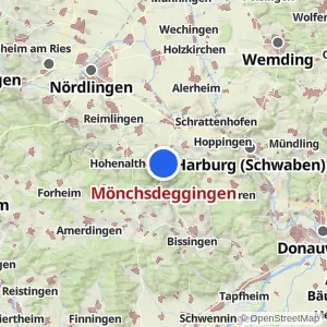 Kartenvorschau Mönchsdeggingen