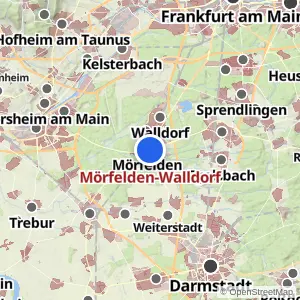Kartenvorschau Mörfelden-Walldorf