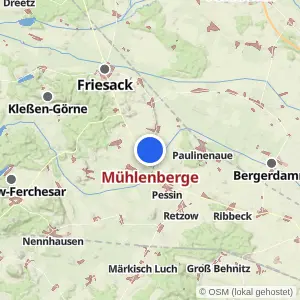 Kartenvorschau Mühlenberge