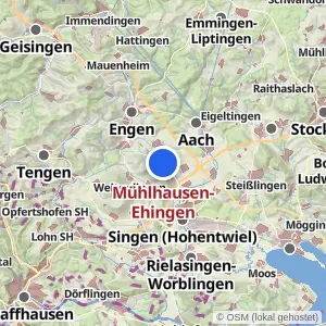 Kartenvorschau Mühlhausen-Ehingen