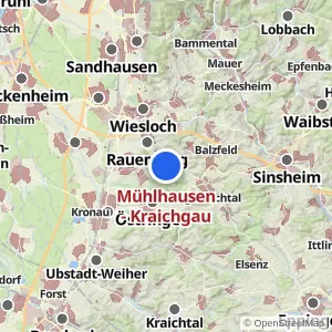 Kartenvorschau Mühlhausen - Kraichgau
