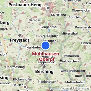 Kartenvorschau Mühlhausen - Oberpf