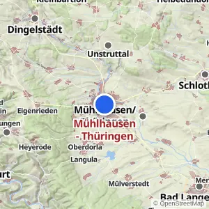 Kartenvorschau Mühlhausen - Thüringen