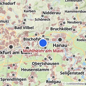 Kartenvorschau Mühlheim am Main
