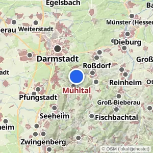 Kartenvorschau Mühltal