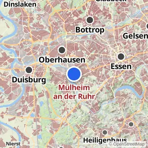 Kartenvorschau Mülheim an der Ruhr