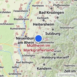Kartenvorschau Müllheim im Markgräflerland